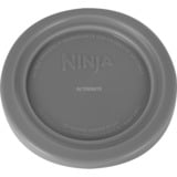 Ninja Recipiente para postres CREAMi con tapas grises, Contenedor transparente/Gris