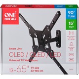 One for all Soporte de pared para TV giratorio WM 2441 negro