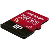 Patriot EP Series 1 TB microSDXC, Tarjeta de memoria rojo/Negro