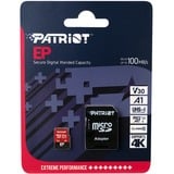 Patriot EP Series 1 TB microSDXC, Tarjeta de memoria rojo/Negro