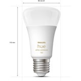Philips Hue White Ambiance A60 Lámpara Inteligente E27 1100 lm, Lámpara LED 