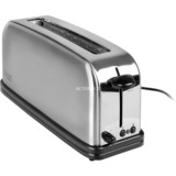 Russell Hobbs 21396-56 tostadora 2 rebanada(s) Negro, Acero inoxidable acero fino cepillado/Negro, 2 rebanada(s), Negro, Acero inoxidable, Botones, Giratorio
