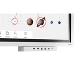 Samsung WM65B pizarra blanca interactiva 165,1 cm (65") 3840 x 2160 Pixeles Pantalla táctil Gris, Blanco, Pantalla de gran formato blanco, 165,1 cm (65"), 350 cd / m², 3840 x 2160 Pixeles, 4K Ultra HD, VA, 4000:1