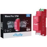 Shelly Qubino Wave Pro 1PM, Relé rojo