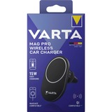 VARTA Cargador inalámbrico para coche Mag Pro negro