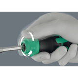 Wera Kraftform Kompakt 28 RA con bolsa, Conjuntos de bits negro/Verde