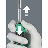 Wera Kraftform Kompakt 28 RA con bolsa, Conjuntos de bits negro/Verde