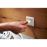 Wiha Probador de tensión Volt Detector, unipolar 12-1.000 V AC, Localizador rojo/Amarillo