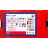 fischer FixTainer - DuoPower/DuoTec + tornillos, Pasador gris claro/Rojo