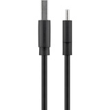 goobay 45735 cable USB 1 m USB 2.0 USB A USB C Negro negro, 1 m, USB A, USB C, USB 2.0, 480 Mbit/s, Negro