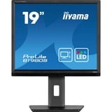 iiyama ProLite B1980S-B1 pantalla para PC 48,3 cm (19") 1280 x 1024 Pixeles VGA LED Negro, Monitor LED negro (mate), 48,3 cm (19"), 1280 x 1024 Pixeles, VGA, LED, 3 ms, Negro