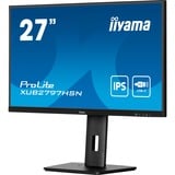 iiyama ProLite XUB2797HSN-B2 pantalla para PC 68,6 cm (27") 1920 x 1080 Pixeles Full HD LED Negro, Monitor LED negro (mate), 68,6 cm (27"), 1920 x 1080 Pixeles, Full HD, LED, 1 ms, Negro
