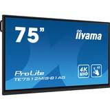 iiyama TE7512MIS-B1AG, Pantalla de gran formato negro