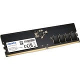 ADATA AD5U48008G-S módulo de memoria 8 GB 1 x 8 GB DDR5 ECC, Memoria RAM negro, 8 GB, 1 x 8 GB, DDR5, 4800 MHz, 288-pin DIMM