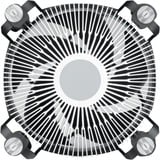 ARCTIC Alpine 17 CO Procesador Refrigerador de aire 9,2 cm Negro, Plata 1 pieza(s), Disipador de CPU negro, Refrigerador de aire, 9,2 cm, 250 RPM, 2700 RPM, 0,3 sonio, Negro, Plata