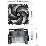 ARCTIC Alpine 17 CO, Disipador de CPU negro