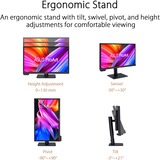 ASUS PA24US, Monitor LED negro