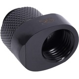 Alphacool Carámbano 8mm pieza de compensación giratoria G1/4 AG a G1/4 IG, Conexión negro