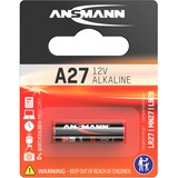 Ansmann A 27 Batería de un solo uso Alcalino Batería de un solo uso, Alcalino, 12 V, 1 pieza(s), Naranja, Ampolla