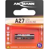 Ansmann A 27 Batería de un solo uso Alcalino Batería de un solo uso, Alcalino, 12 V, 1 pieza(s), Naranja, Ampolla