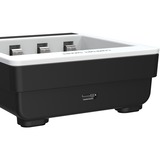 Ansmann Comfort Smart Pilas de uso doméstico USB, Cargador blanco/Negro, Níquel-metal hidruro (NiMH), AA, AAA