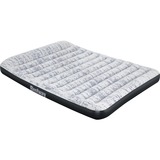Bestway 67836 colchón hinchable Colchón doble, Cama de aire gris claro/Negro, Colchón doble, Bomba de aire incorporada