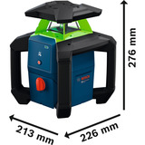 Bosch Rotational Laser GRL18V-3-31G (0 601 061 G01), Láser rotativo verde, en caja