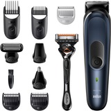 Braun MGK7330 Antracita, Cortador de pelo azul oscuro/Negro, Batería, Antracita