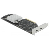 DeLOCK 89009 tarjeta y adaptador de interfaz Interno USB 3.2 Gen 2 (3.1 Gen 2) PCIe, USB 3.2 Gen 2 (3.1 Gen 2), Perfil bajo, PCIe 2.0, SATA de 15 pines, 20 Gbit/s