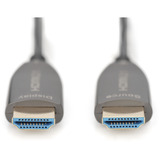 Digitus AK-330126-150-S, Cable negro