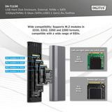 Digitus DA-71156, Caja de unidades aluminio