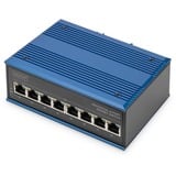 Digitus DN-651121 switch Gigabit Ethernet (10/100/1000) Energía sobre Ethernet (PoE) Negro, Azul, Interruptor/Conmutador Gigabit Ethernet (10/100/1000), Energía sobre Ethernet (PoE), Montaje de pared