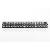 Digitus Panel de parcheo modular de alta densidad, 48 puertos, montaje en rack, apantallado, Patch Panel negro