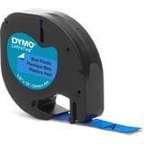 Dymo S0721650 cinta para impresora de etiquetas Negro sobre azul, Cinta de escritura Negro sobre azul, Poliéster, Bélgica, DYMO, LetraTag 100T, LetraTag 100H, 1,2 cm
