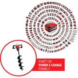 EINHELL GP-EA 18/150 Li BL - Solo, Taladro para tierra rojo