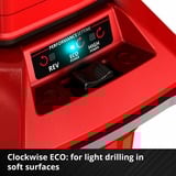 EINHELL GP-EA 18/150 Li BL - Solo, Taladro para tierra rojo