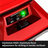 EINHELL Taladro de tierra profesional a batería GP-EA 18/150 Li BL - Solo, 18 Voltios, Taladro para tierra rojo