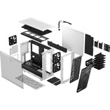 Fractal Design Meshify 2 Torre Blanco, Cajas de torre blanco, Torre, PC, Blanco, ATX, EATX, micro ATX, Mini-ITX, Acero, Juego