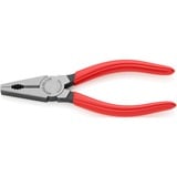 KNIPEX 03 01 140 alicate Alicates de electricista, Alicates combi rojo, Alicates de electricista, 1 cm, Acero, De plástico, Rojo, 14 cm