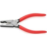 KNIPEX 03 01 140 alicate Alicates de electricista, Alicates combi rojo, Alicates de electricista, 1 cm, Acero, De plástico, Rojo, 14 cm