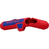 KNIPEX ErgoStrip Azul, Rojo pelacable, Herramienta de pelado / decapado rojo/Azul, 1,3 cm, 8 mm, De plástico, Azul, Rojo, 13,5 cm, 74 g