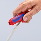 KNIPEX ErgoStrip Azul, Rojo pelacable, Herramienta de pelado / decapado rojo/Azul, 1,3 cm, 8 mm, De plástico, Azul, Rojo, 13,5 cm, 74 g