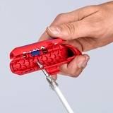 KNIPEX ErgoStrip Azul, Rojo pelacable, Herramienta de pelado / decapado rojo/Azul, 1,3 cm, 8 mm, De plástico, Azul, Rojo, 13,5 cm, 74 g