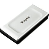 Kingston 4000G SSD portátil XS2000, Unidad de estado sólido plateado/Negro, 4 TB, USB Tipo C, 3.2 Gen 2 (3.1 Gen 2), 2000 MB/s, Negro, Plata