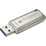 Kingston IronKey Locker+ 50 128 GB, Lápiz USB aluminio