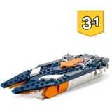 LEGO Creator 3-in-1 Creator 31126 Reactor Supersónico, Juego de Construcción 3 en 1, Juegos de construcción Juego de Construcción 3 en 1, Juego de construcción, 7 año(s), Plástico, 215 pieza(s), 382 g