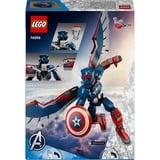 LEGO Figura para Construir: Nuevo Capitán América, Juegos de construcción Juego de construcción, 8 año(s), Plástico, 359 pieza(s), 435 g