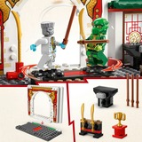 LEGO NINJAGO Templo Ninja del Spinjitzu, Juegos de construcción Juego de construcción, 4 año(s), Plástico, 158 pieza(s), 537 g