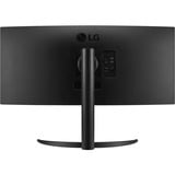 LG 34WR55QK-B pantalla para PC 86,4 cm (34") 3440 x 1440 Pixeles Wide Quad HD Negro, Monitor LED negro, 86,4 cm (34"), 3440 x 1440 Pixeles, Wide Quad HD, 5 ms, Negro