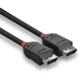 Lindy Cable DisplayPort 1.2, Black Line negro